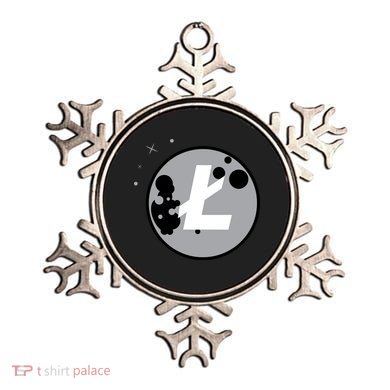 Litecoin Moon Cryptocurrency Ornament