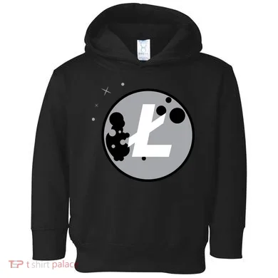 Litecoin Moon Cryptocurrency Toddler Hoodie