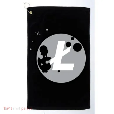 Litecoin Moon Cryptocurrency Golf Towel