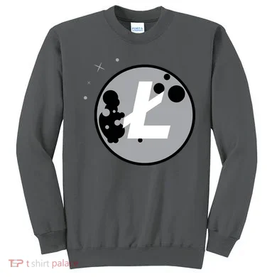 Litecoin Moon Cryptocurrency Sweatshirt