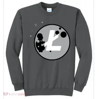 Litecoin Moon Cryptocurrency Sweatshirt thumb 0