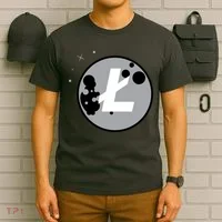 Litecoin Moon Cryptocurrency T-Shirt thumb 6