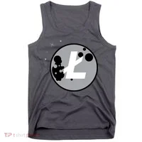 Litecoin Moon Cryptocurrency Tank Top thumb 0