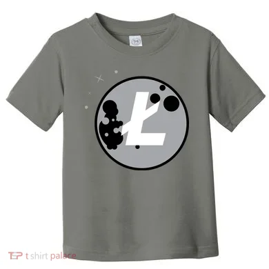 Litecoin Moon Cryptocurrency Toddler T-Shirt