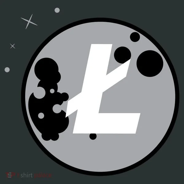 Litecoin Moon Cryptocurrency Women's Long Sleeve Shirt