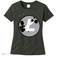 Litecoin Moon Cryptocurrency Women's T-Shirt thumb 0