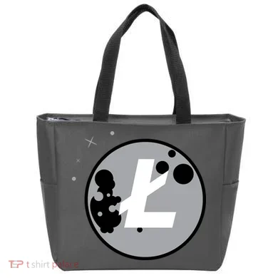 Litecoin Moon Cryptocurrency Tote Bag