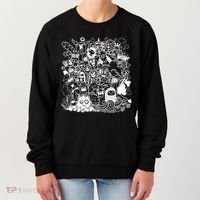 Little Cartoon Monster Mash Up Women's Sweatshirt thumb 0
