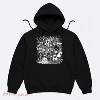 Little Cartoon Monster Mash Up Hoodie thumb 0