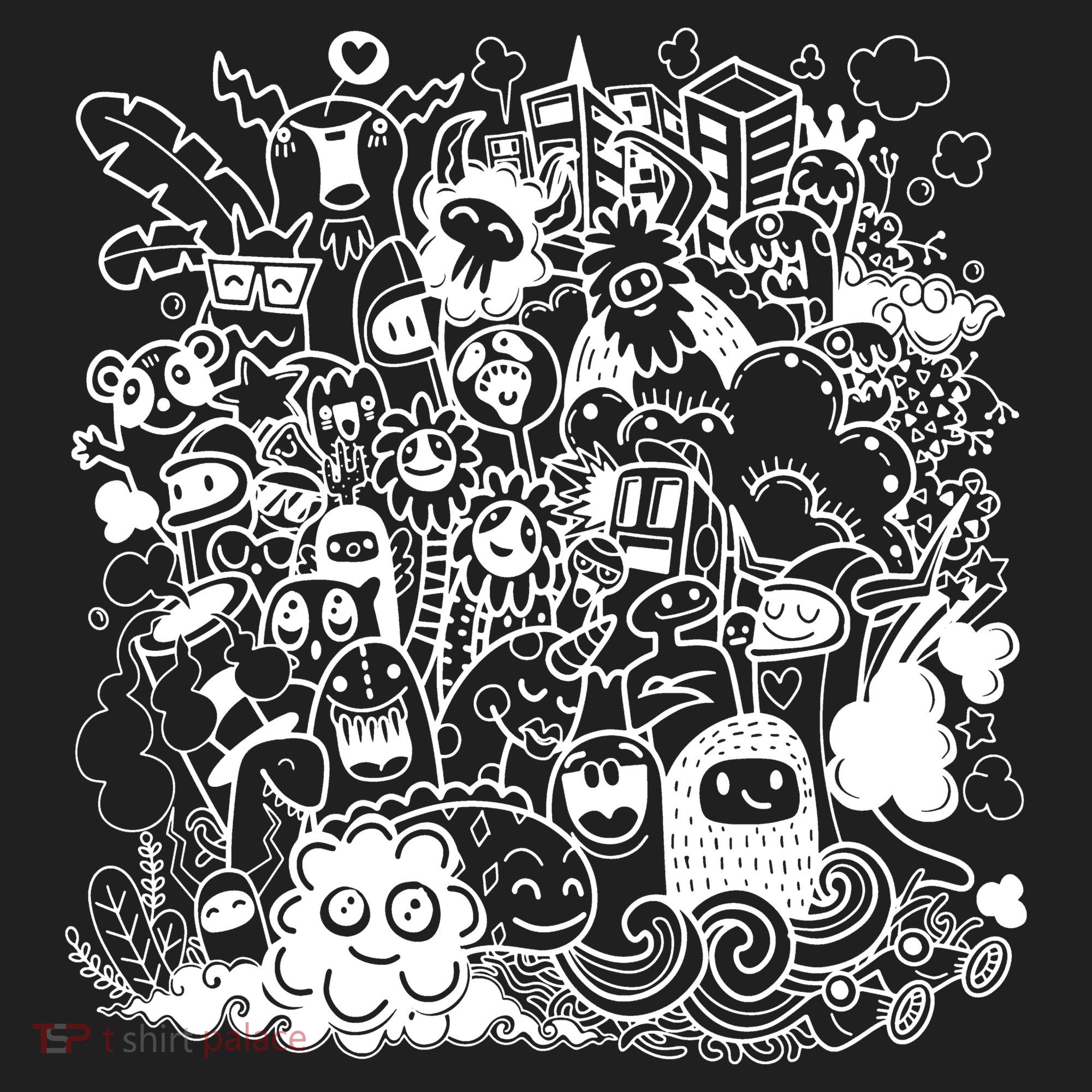 Little Cartoon Monster Mash Up Beanie