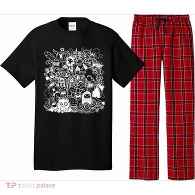 Little Cartoon Monster Mash Up Pajama Set