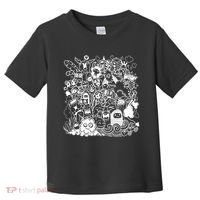 Little Cartoon Monster Mash Up Toddler T-Shirt thumb 0