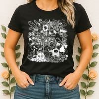 Little Cartoon Monster Mash Up Women's T-Shirt thumb 2