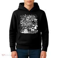 Little Cartoon Monster Mash Up Kids Hoodie thumb 4