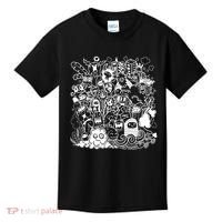 Little Cartoon Monster Mash Up Kids T-Shirt thumb 0