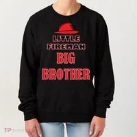 Little Fireman Big Brother Women's Sweatshirt thumb 0