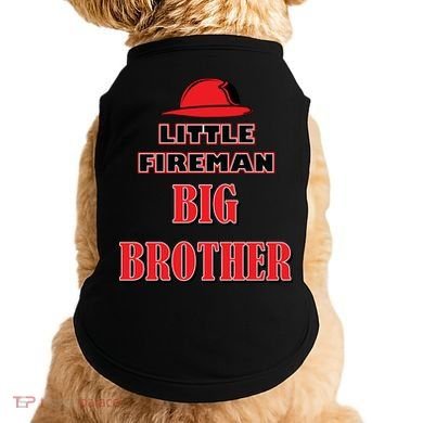 Little Fireman Big Brother Doggie Tank