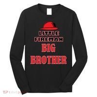 Little Fireman Big Brother Long Sleeve Shirt thumb 0