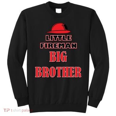 Little Fireman Big Brother Sweatshirt