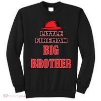 Little Fireman Big Brother Sweatshirt thumb 0
