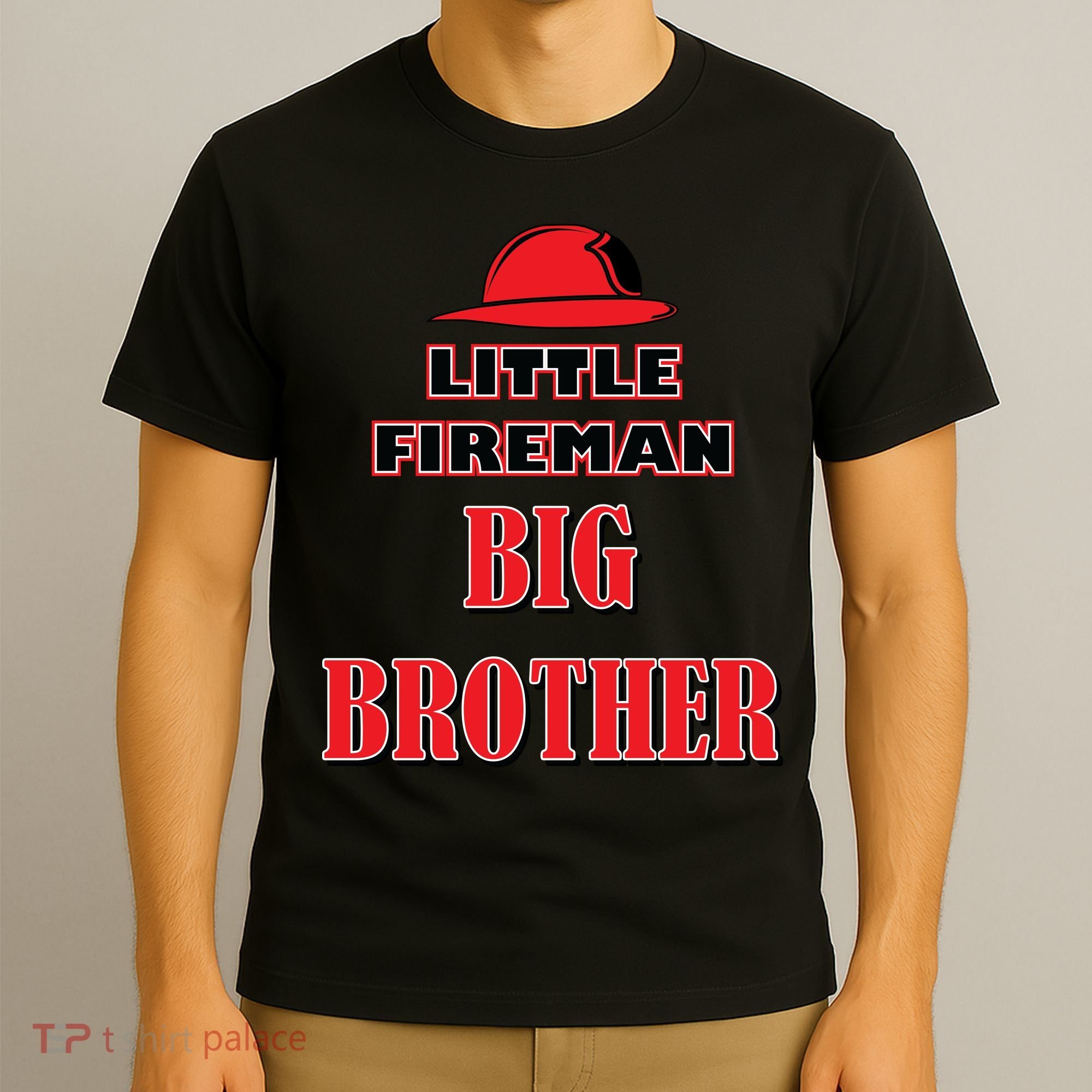 Little Fireman Big Brother T-Shirt