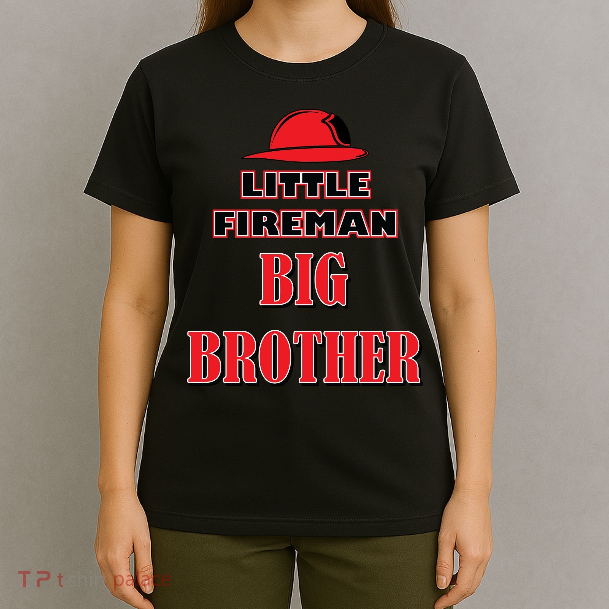 Little Fireman Big Brother T-Shirt
