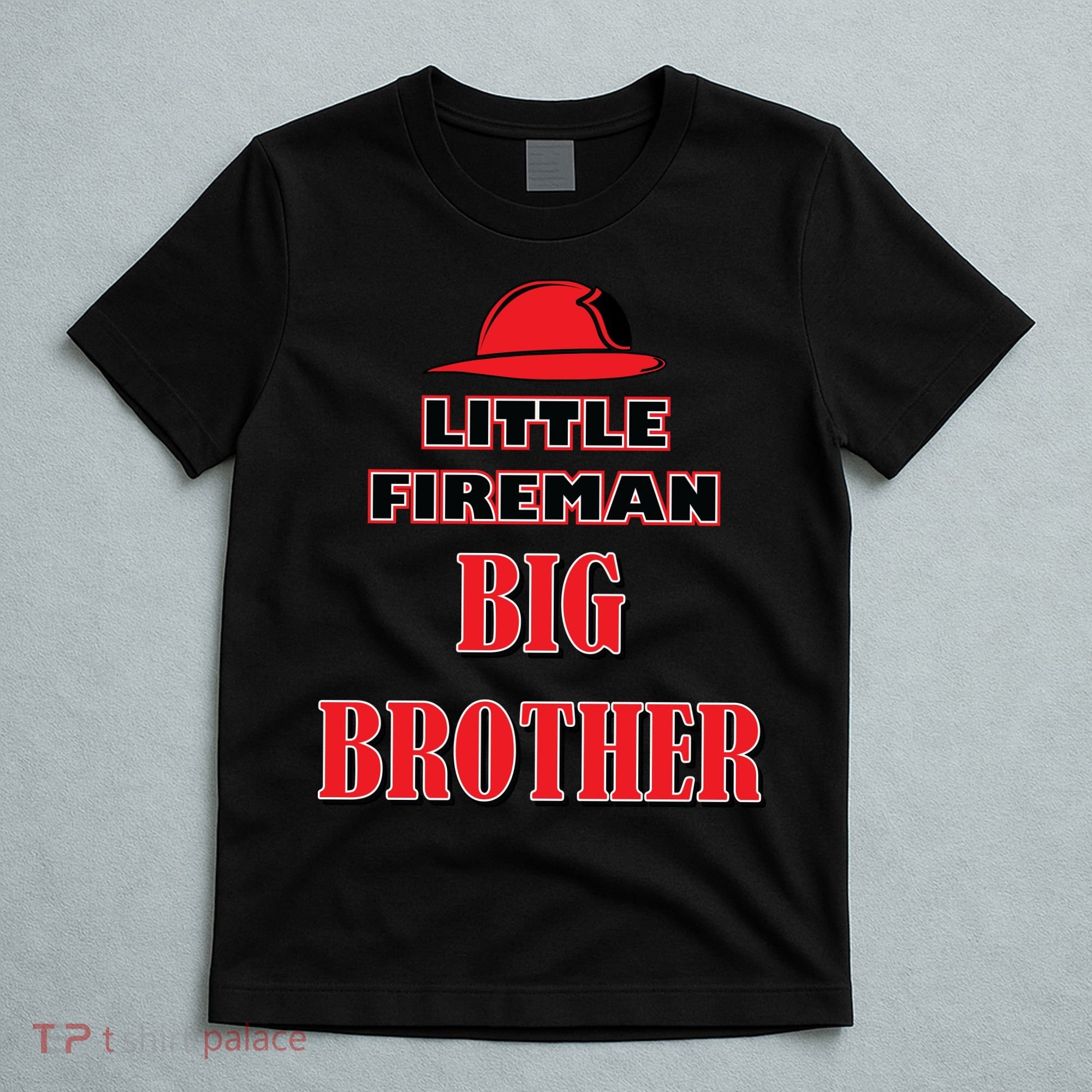 Little Fireman Big Brother T-Shirt