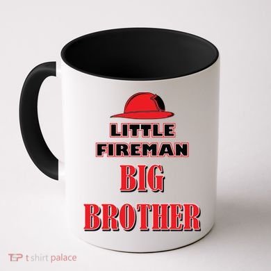 Little Fireman Big Brother Coffee Mug