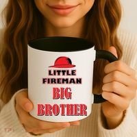Little Fireman Big Brother Coffee Mug thumb 3
