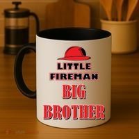 Little Fireman Big Brother Coffee Mug thumb 4