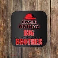 Little Fireman Big Brother Coaster thumb 0