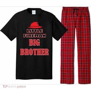 Little Fireman Big Brother Pajama Set