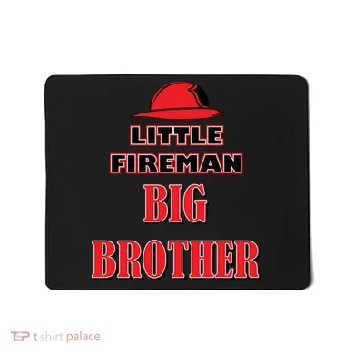 Little Fireman Big Brother Mousepad