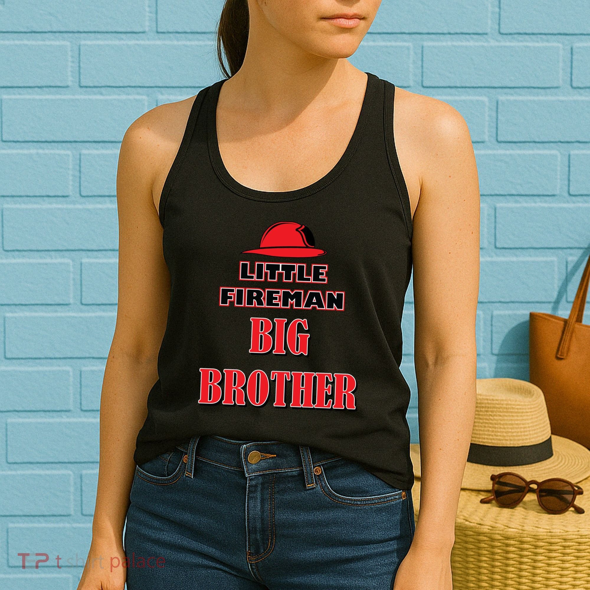 Little Fireman Big Brother Women's Tank Top