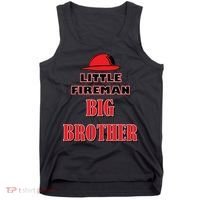 Little Fireman Big Brother Tank Top thumb 0