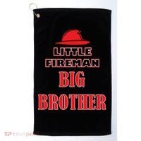 Little Fireman Big Brother Golf Towel thumb 0