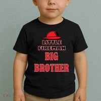 Little Fireman Big Brother Toddler T-Shirt thumb 2