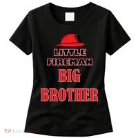Little Fireman Big Brother Women's T-Shirt thumb 0