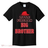Little Fireman Big Brother Kids T-Shirt thumb 0