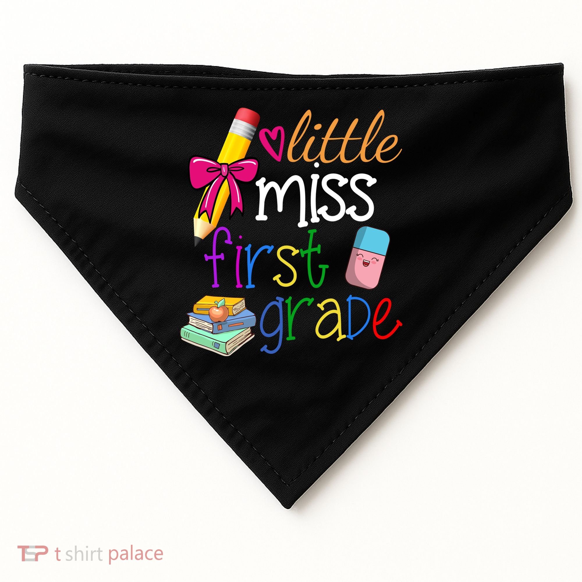 Little Miss First Grade USA-Made Doggie Bandana