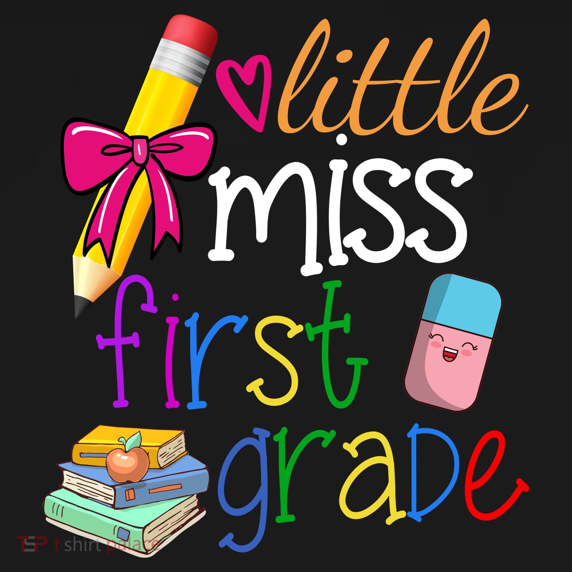 Little Miss First Grade Long Sleeve Shirt