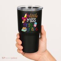 Little Miss First Grade Tumbler thumb 2
