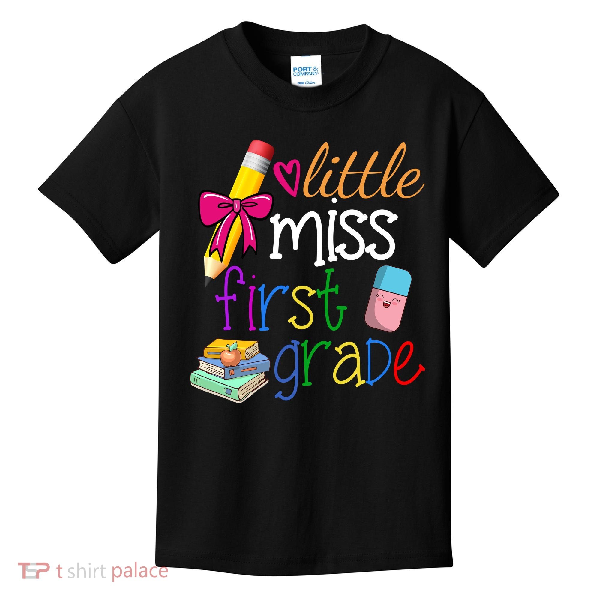 Little Miss First Grade Kids T-Shirt