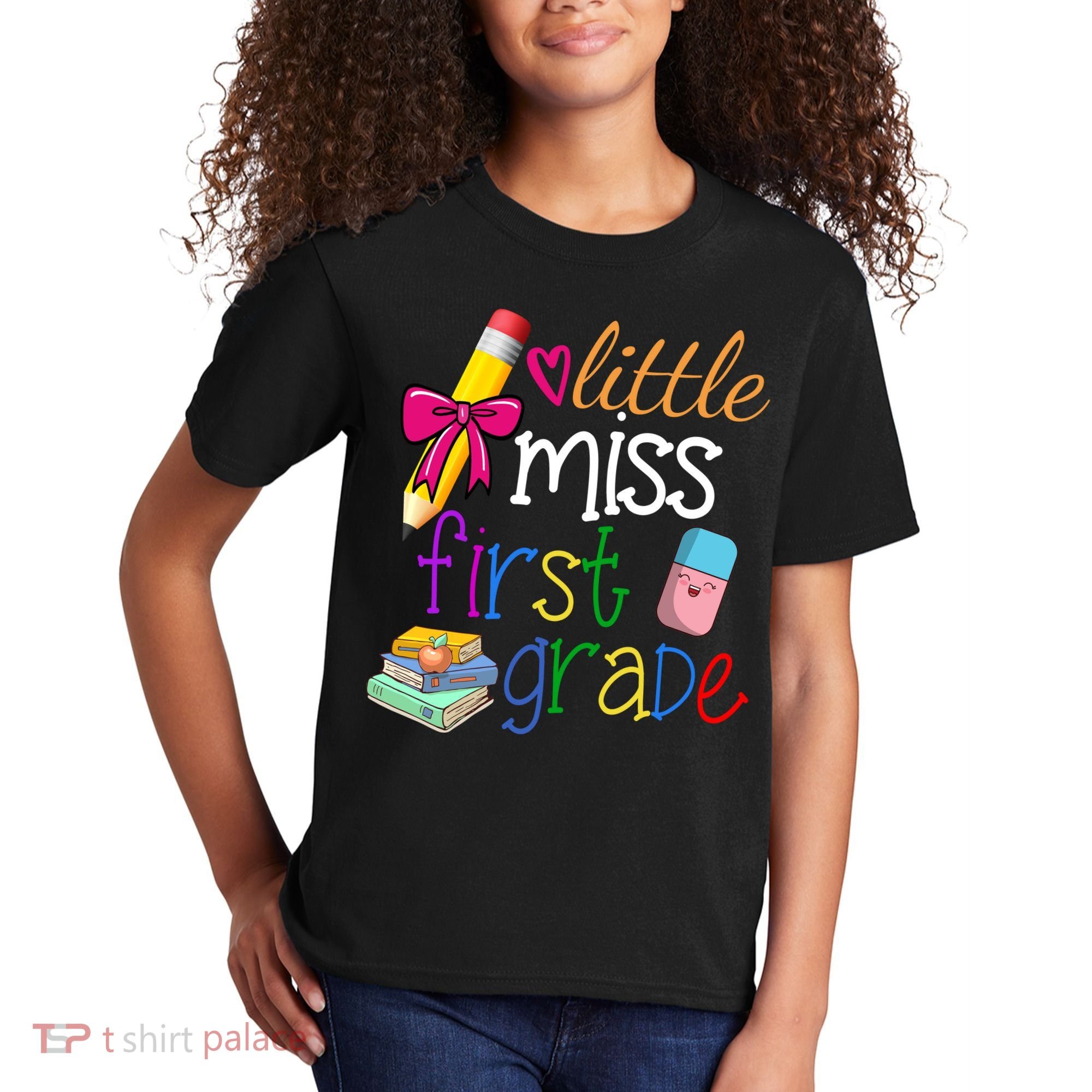 Little Miss First Grade Kids T-Shirt