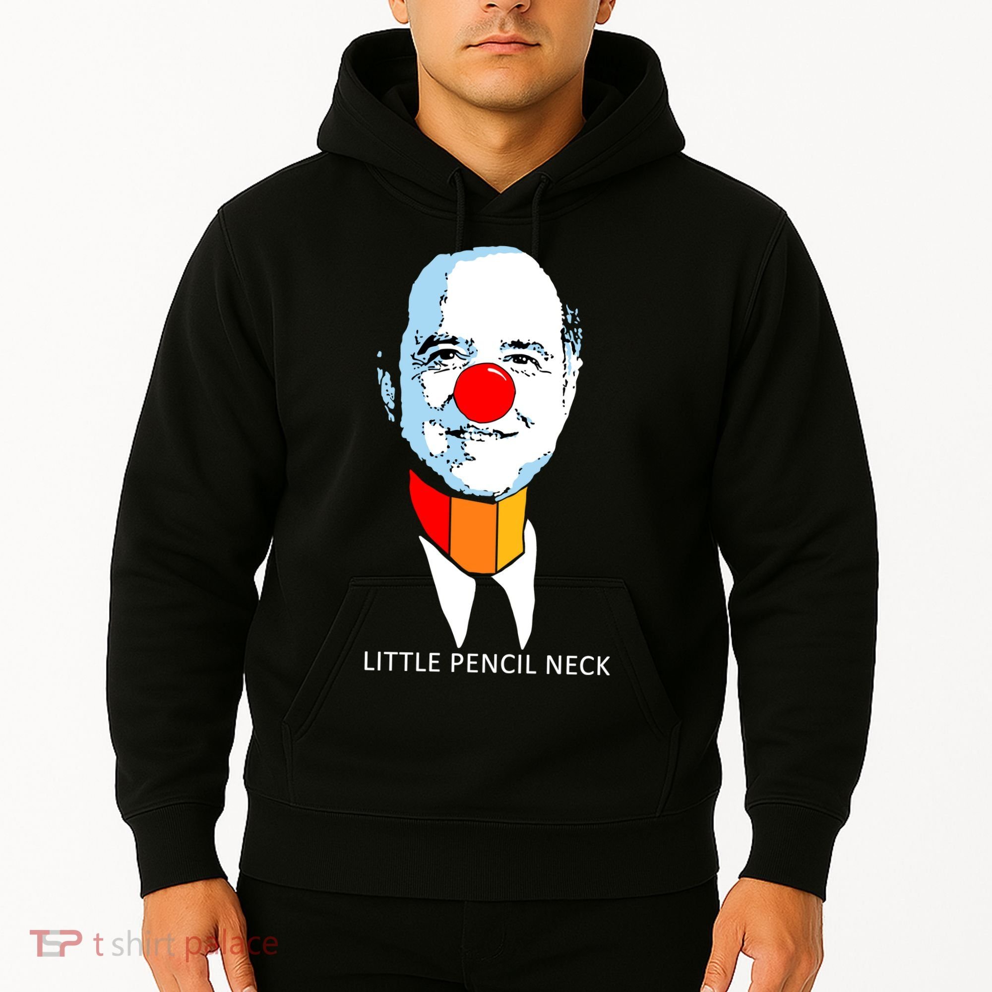 Little Pencil Neck Clown Pro Donald Trump Hoodie