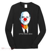 Little Pencil Neck Clown Pro Donald Trump Long Sleeve Shirt thumb 0
