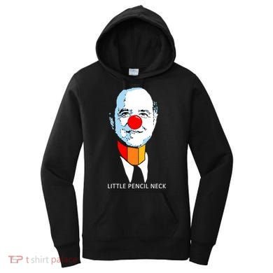 Little Pencil Neck Clown Pro Donald Trump Women's Hoodie