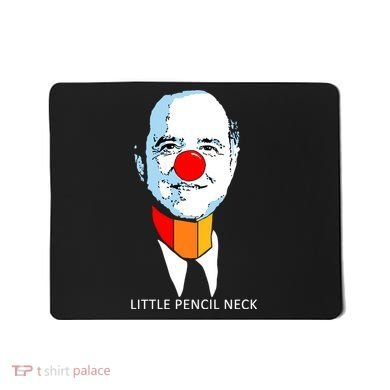 Little Pencil Neck Clown Pro Donald Trump Mousepad