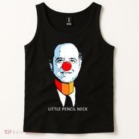 Little Pencil Neck Clown Pro Donald Trump Tank Top thumb 2