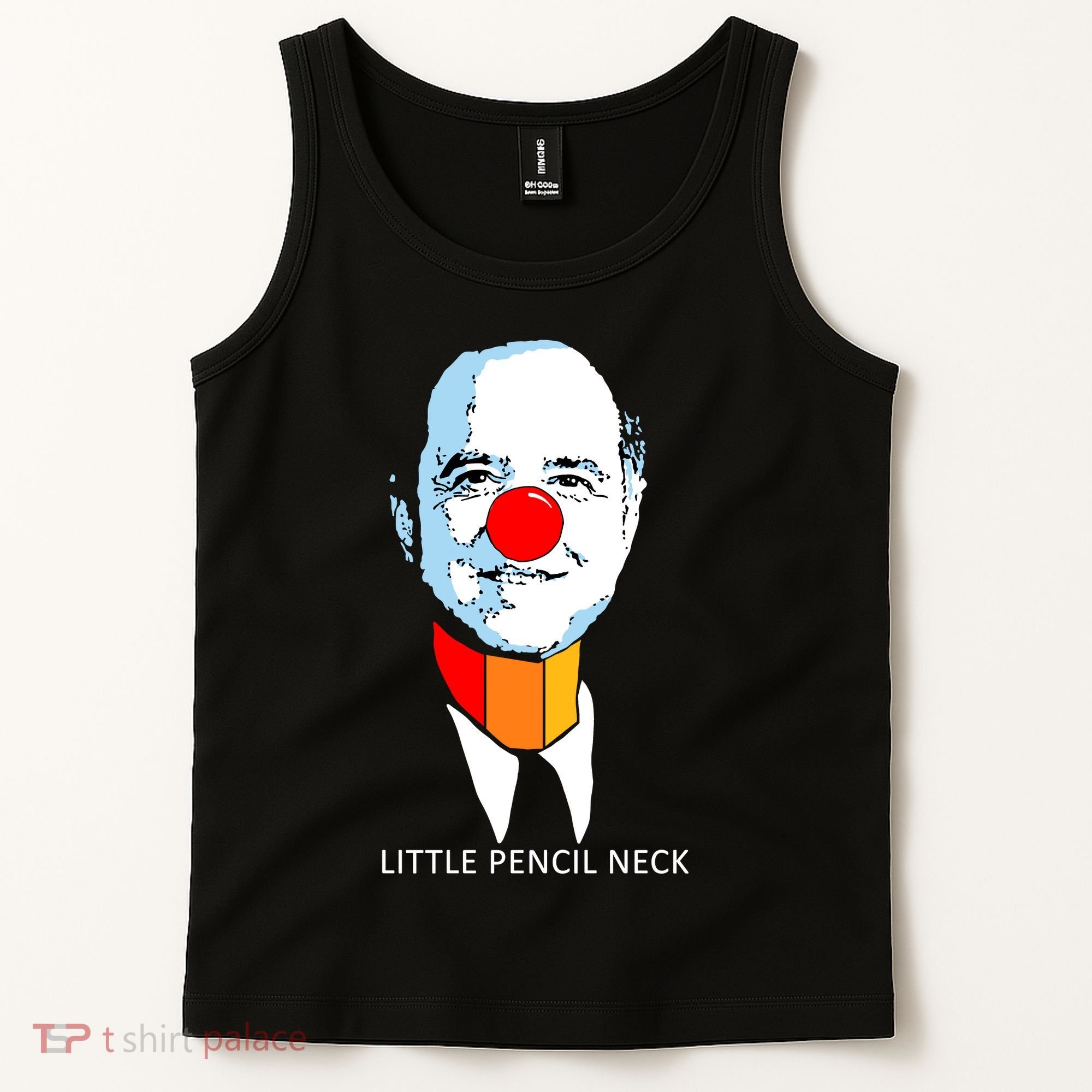 Little Pencil Neck Clown Pro Donald Trump Tank Top